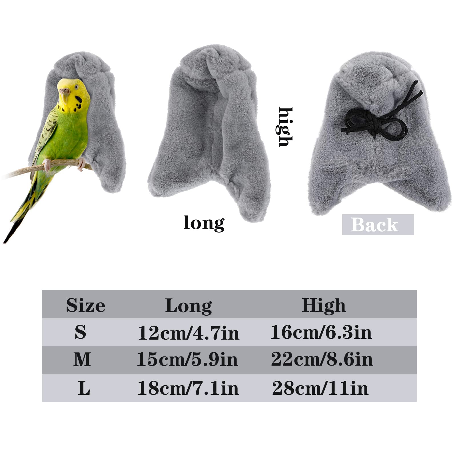 Corner Fleece Bird Blanket,Bird Blanket for Cage,Cozy for Birds,Parrot Cage Snuggle Hut Warm Bird Nest House Bed for Parrots,Sma
